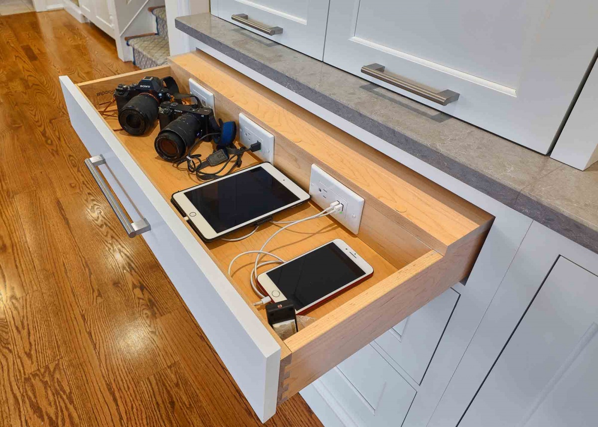 Hidden appliance storage systems for the kitchen of today 