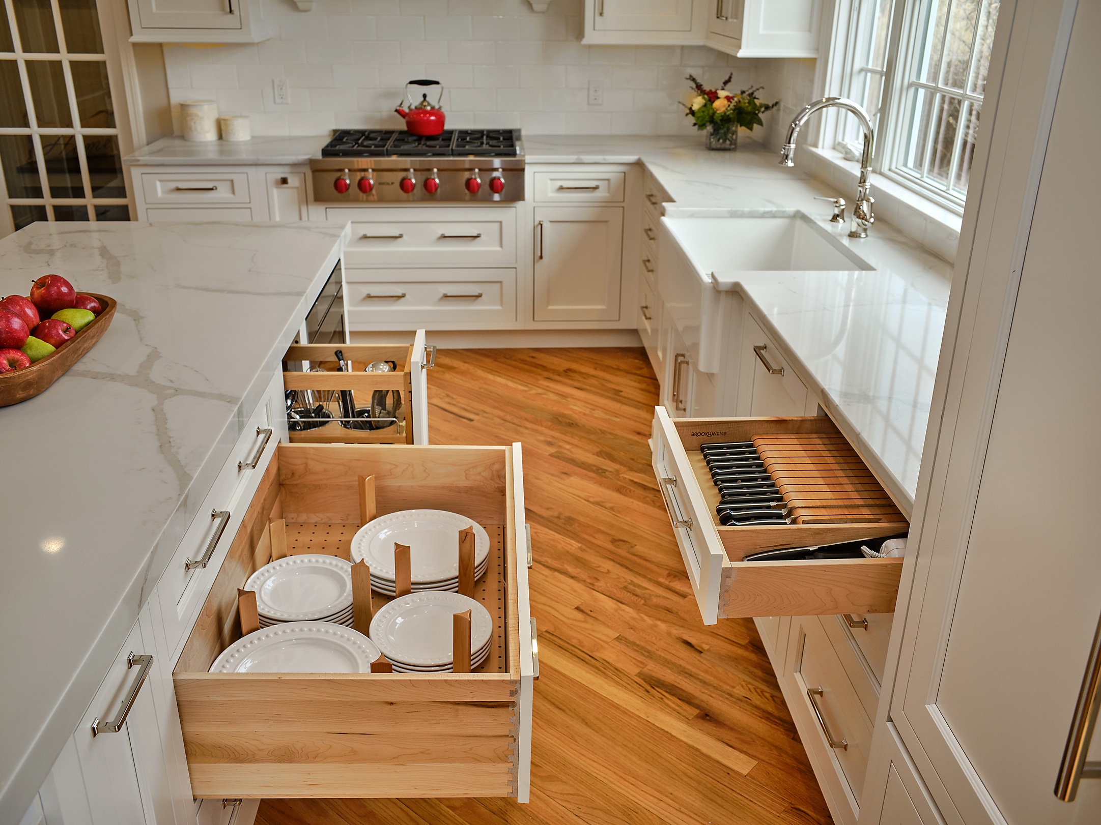 Tranquil Classic Kitchen Design in Milford CT | The  