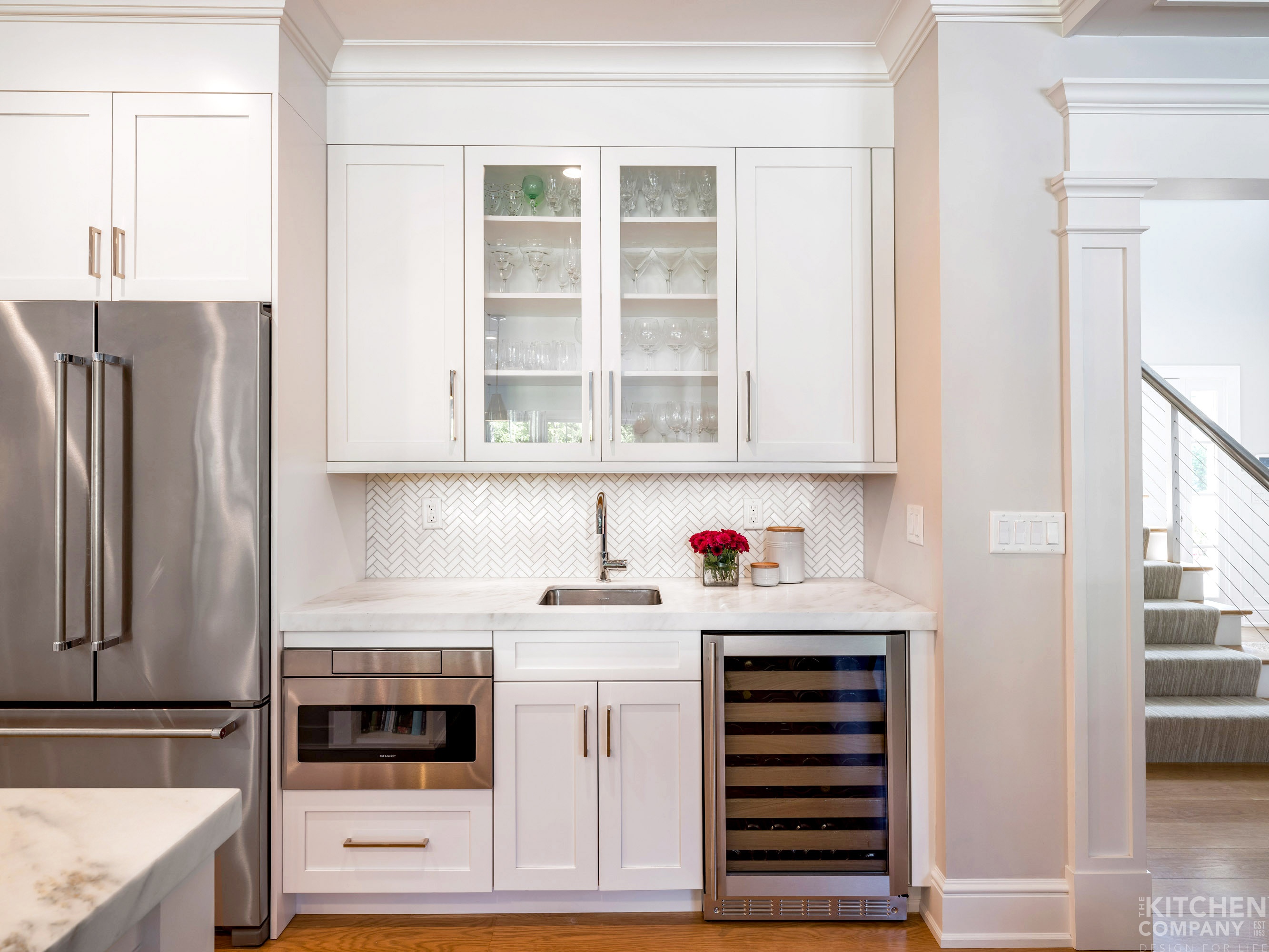 Modern Farmhouse Kitchen in New Canaan, CT | Farmhouse Kitchens in CT